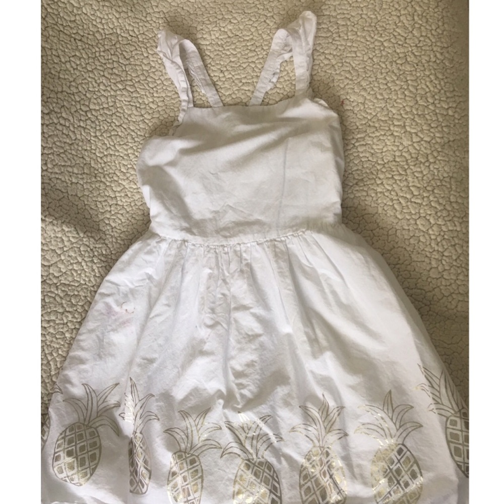 Gymboree white summer dress